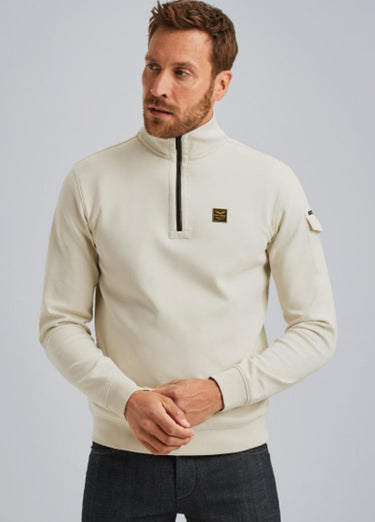 PSW2508423 7013 | Pullover mit halbem Reißverschluss